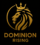 dominion rising black and gold lion logo